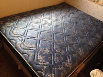 queen size mattress with nice cover 1