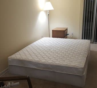 Queen mattress + box for sale 1