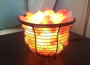 Himalayan Pink Salk Lamp 1