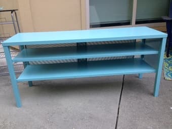 Long Table With Shelves(Price OBO) 2