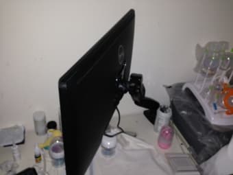 North Bayou Full Motion Desk Mount for computer monitors 2