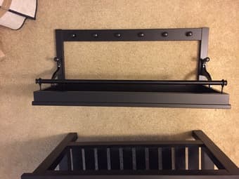 IKEA hemnes bench and coat rack 1
