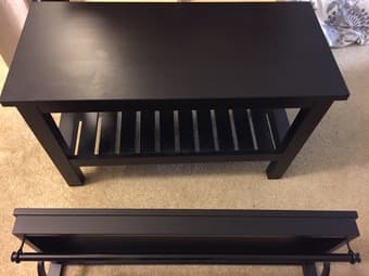 IKEA hemnes bench and coat rack 2