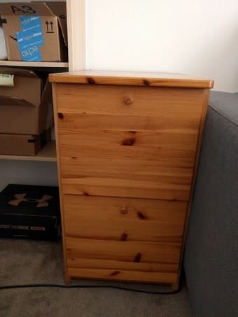 2 drawer cabinet 1