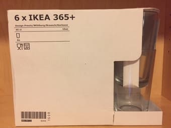 BRAND NEW  6 glasses from Ikea 1