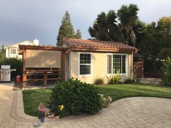 New private bedroom with bathroom in yard of big house palo alto 1