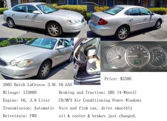 2005 Buick LaCrosse 3.8L V6 GAS 1