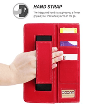 Brand New Red Faux Leather iPad Case 2