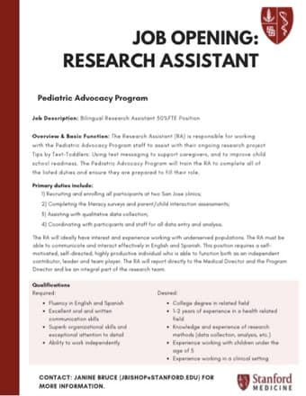 Research Assistant 1