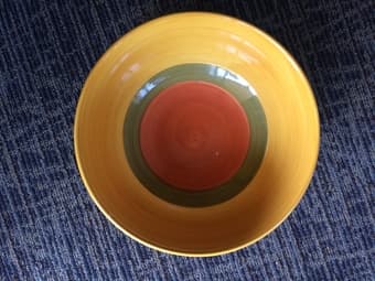 FRUIT BOWL - Beautiful, hand painted, ceramic 3