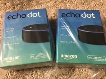 BRAND NEW, SEALED Amazon Echo Dot (newest 2nd gen) 1