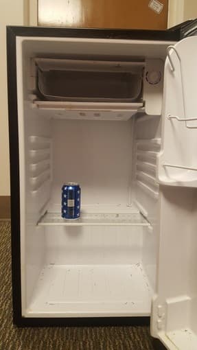 3.2 cu-ft mini fridge, Black & Decker - $50 2