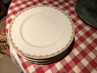 Exquisite China plates (6 plates in a set, made in Bavaria) 1