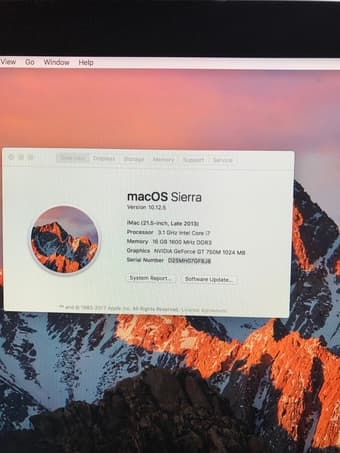 iMac 21.5 '' i7 3.1GHz 2