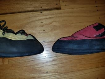 Lightly used climbing shoes in great shape. Size 42 (US 9) - $70 2