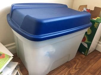 Huge plastic storage box 1
