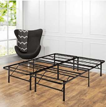 Ful bed frame! Super easy to assemble/store! Has storage space under 1