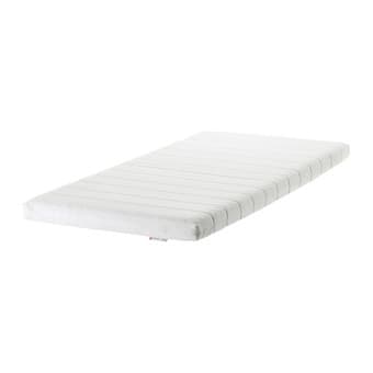 Twin size Mattress from IKEA, 2 of them together it's the King size 1