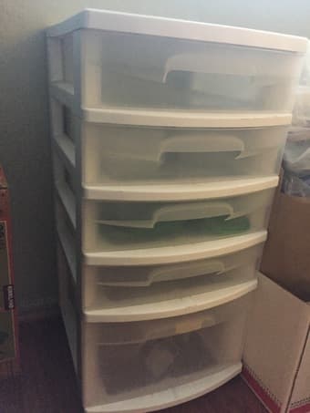 Plastic drawer chest 1