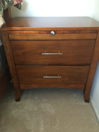 Bed, mattress and 2 dressers for sale pick up from Saratoga $400 1