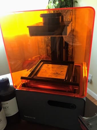 Form 1+ 3D Printer with Black, White, Grey, and Clear Resins 2