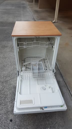 Portable Dishwasher, 2014, wood top 2