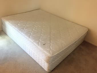 Serta Sertapedic Queen-sized Mattress and Box Spring 1