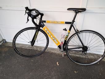 Cervelo Bike with Aerobars and patch kit 2