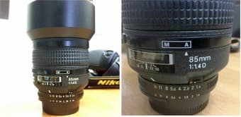 Nikon 85mm D1.4 1