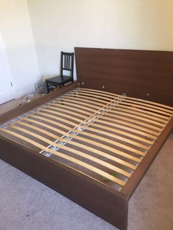 King size bed frame, queen size bed frame, sofa 1