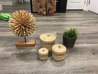 Decorative items from Potter Barn and Ikea 1