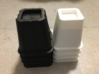 coffee maker, bed riser, ikea queen mattress topper, comforter 2