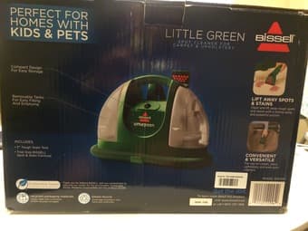 Bissell rug cleaner (steam) used 3 times 3