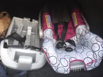 Infant car seat and base 1