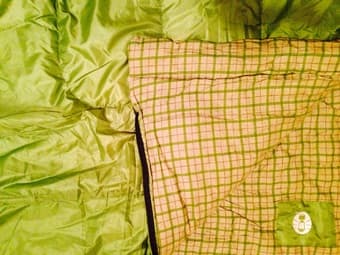 Coleman Green Valley cool-weather sleeping bag, barely used 2