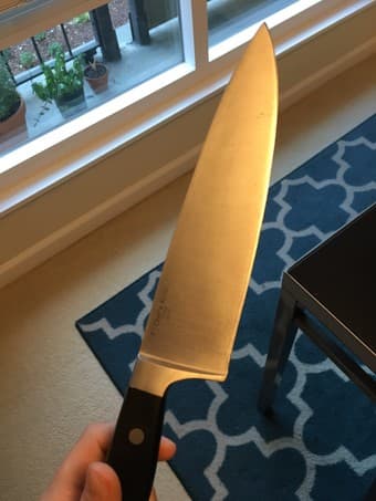 Knife set with wooden block 3