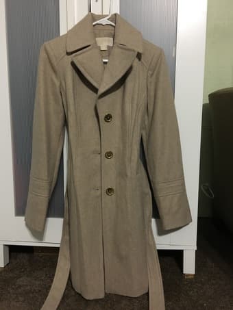 Tan Michael Kors coat, Women's XS 1