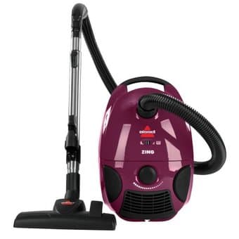 Bissell Zing Bagged Canister Vacuum, Purple, 4122 - Corded 1