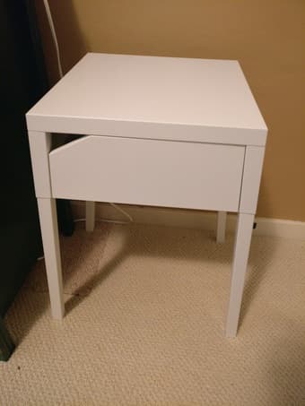 Ikea SELJE Nightstand white 1