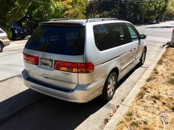 2004 Honda Odyssey EX-L - Silver color 2