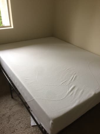 Mattress; Frame; and Folding table 1