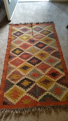 Indian Hand Made Rug 1