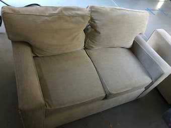 Pottery Barn Love Seat 1