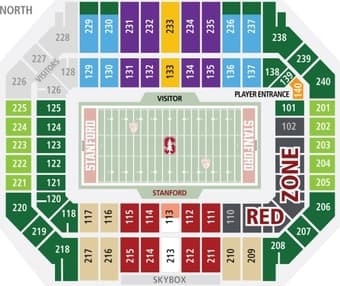 Two Stanford vs. Washington Tickets (11/10 at 7:30pm) 1