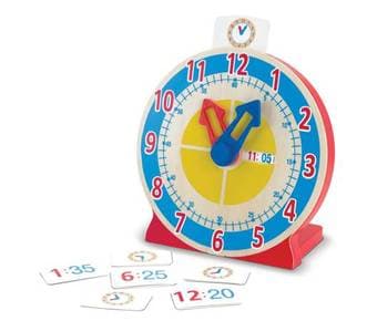 Melissa & Doug Teach Me Time clock 1