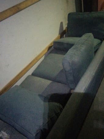 2 Free couches and some futon cushions 2