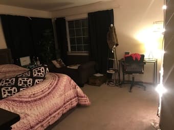 Large furnished Menlo Park bedroom for flexible sublet Dec-January 1