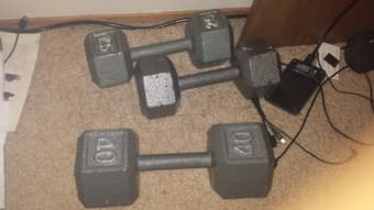 Lot of CAP Dumbbells 1