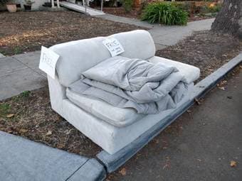 FREE - very comfy and compact couch 1