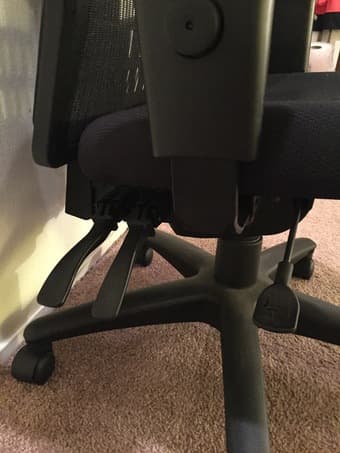 Lorell Executive High-Back Chair, Mesh Fabric, 28-1/2"x28-1/2"x45, BK 2